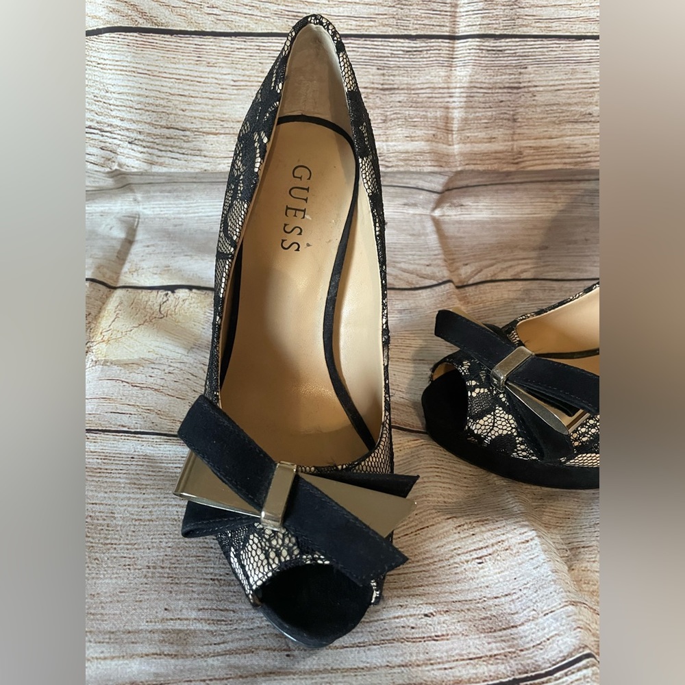 Guess lace high heels